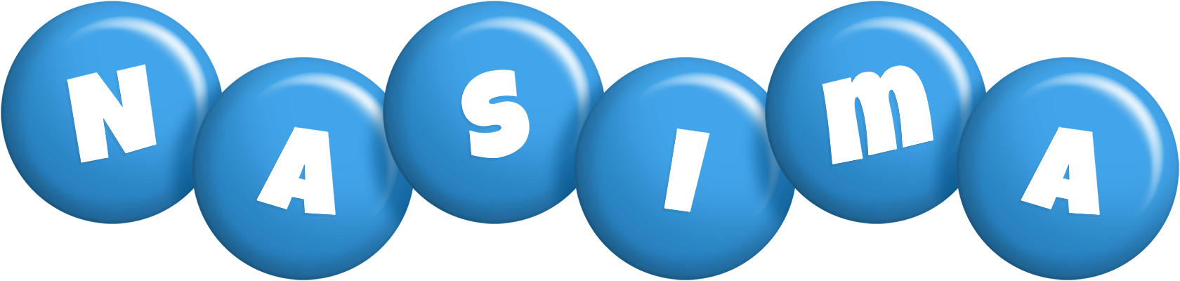 Nasima candy-blue logo