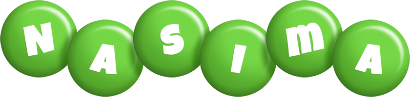 Nasima candy-green logo
