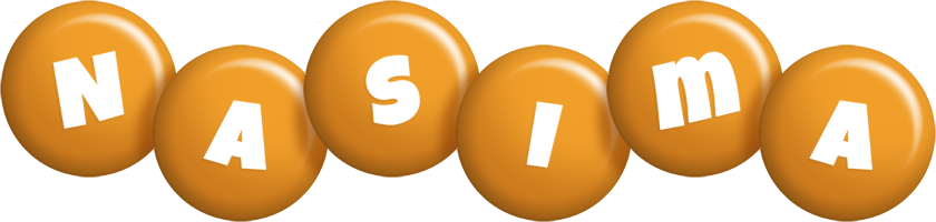 Nasima candy-orange logo