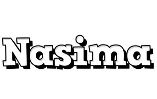 Nasima snowing logo