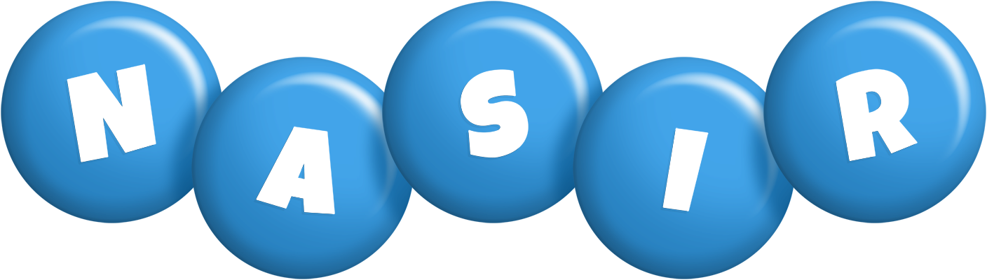 Nasir candy-blue logo