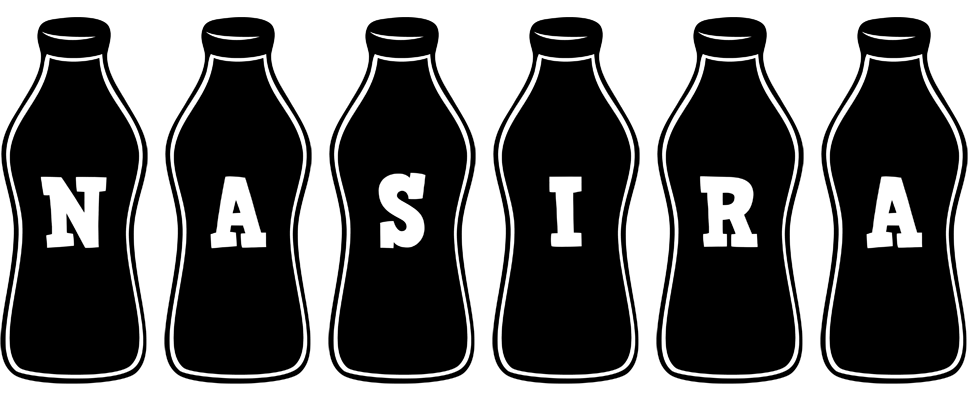 Nasira bottle logo