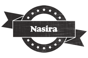 Nasira grunge logo