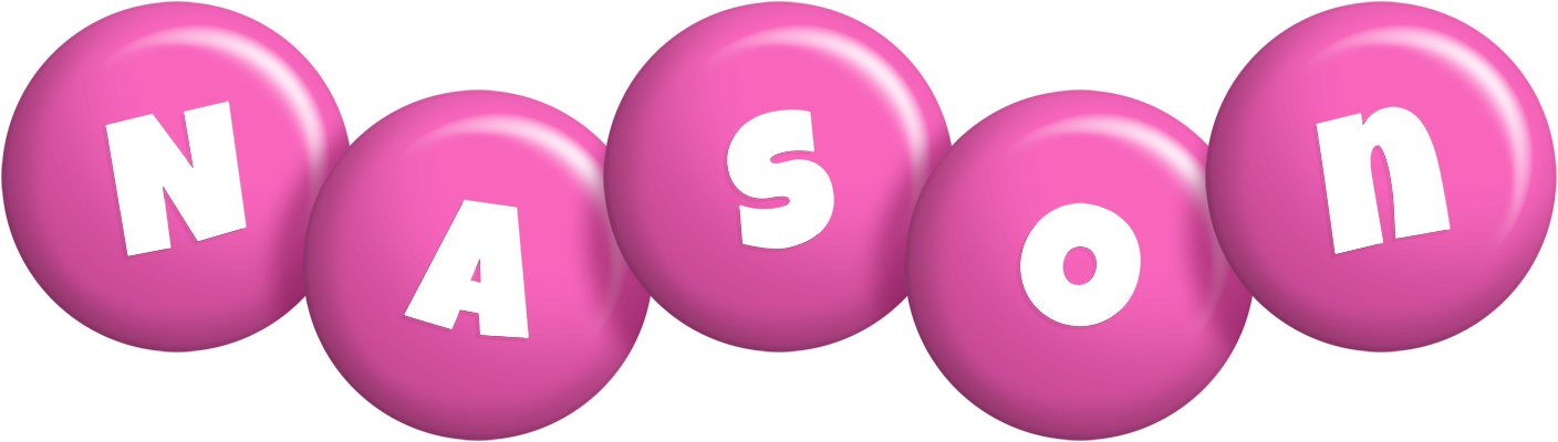Nason candy-pink logo