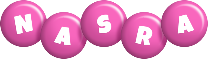 Nasra candy-pink logo