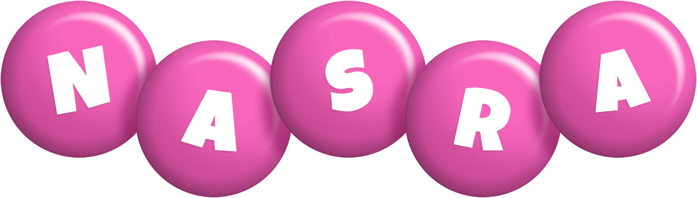 Nasra candy-pink logo
