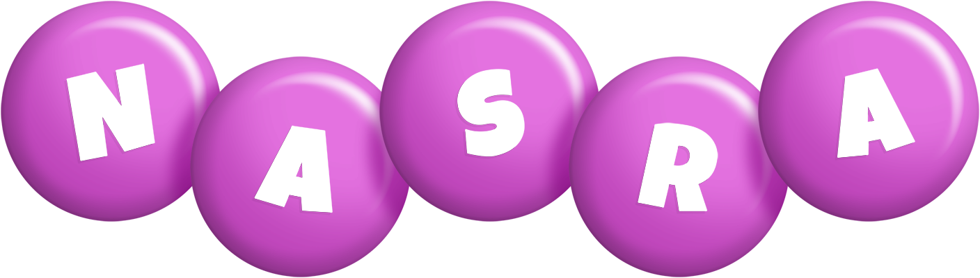 Nasra candy-purple logo