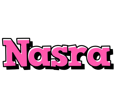 Nasra girlish logo
