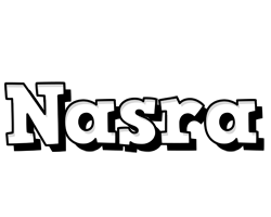 Nasra snowing logo