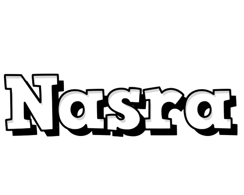 Nasra snowing logo