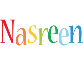 Nasreen birthday logo