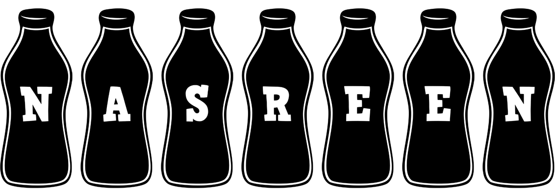 Nasreen bottle logo