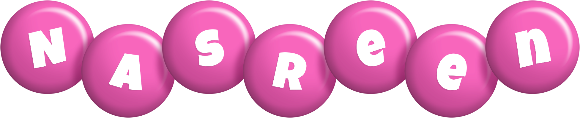 Nasreen candy-pink logo