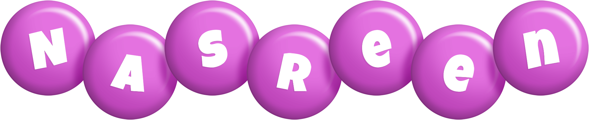 Nasreen candy-purple logo