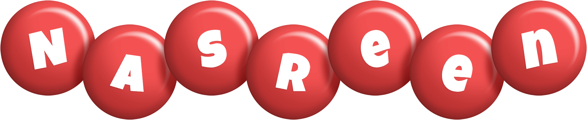 Nasreen candy-red logo