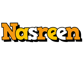 Nasreen cartoon logo