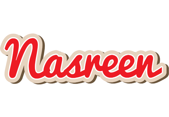Nasreen chocolate logo