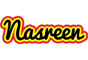 Nasreen flaming logo