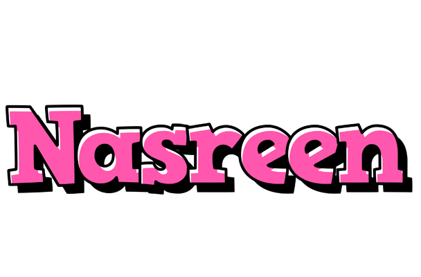 Nasreen girlish logo