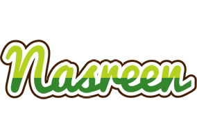 Nasreen golfing logo