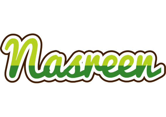 Nasreen golfing logo