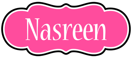 Nasreen invitation logo