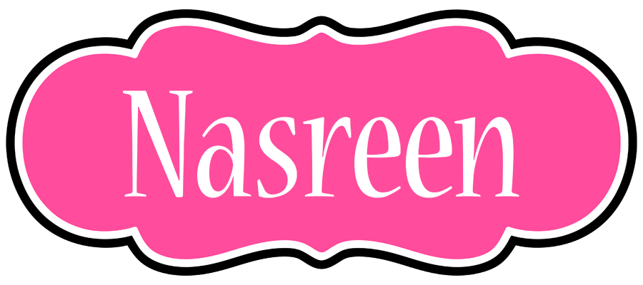 Nasreen invitation logo