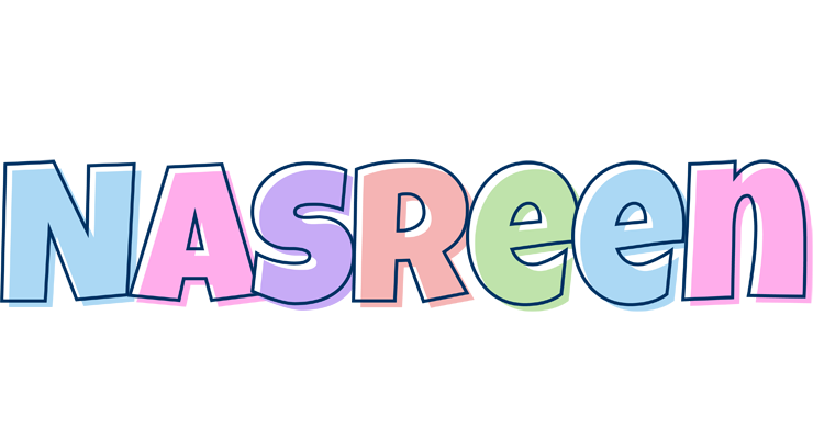 Nasreen pastel logo