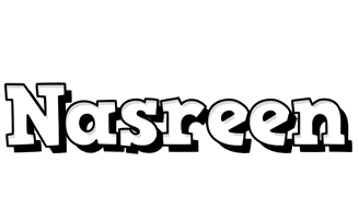 Nasreen snowing logo