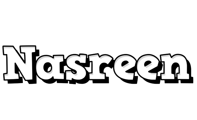 Nasreen snowing logo