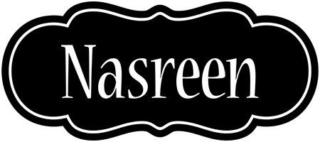 Nasreen welcome logo