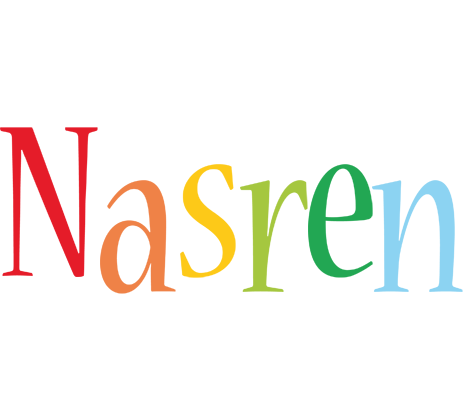 Nasren birthday logo