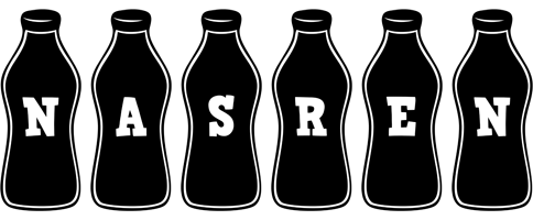Nasren bottle logo