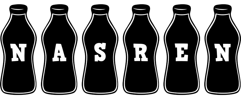 Nasren bottle logo