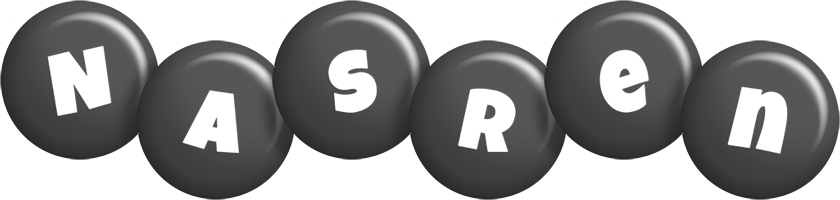 Nasren candy-black logo