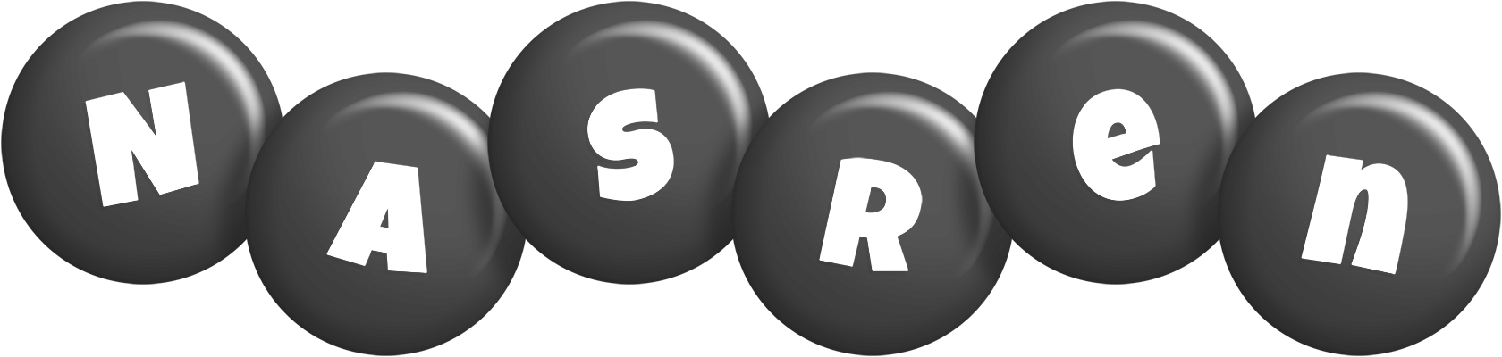 Nasren candy-black logo