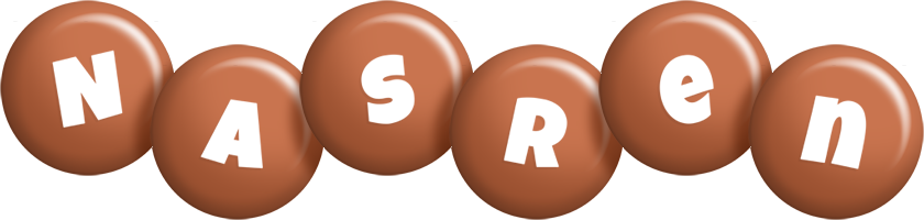 Nasren candy-brown logo
