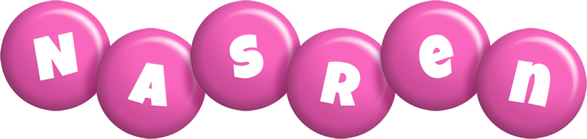 Nasren candy-pink logo