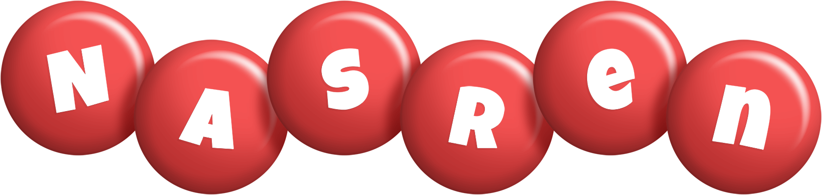 Nasren candy-red logo