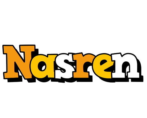 Nasren cartoon logo