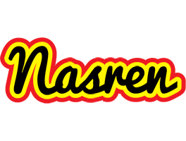 Nasren flaming logo