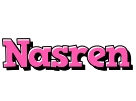 Nasren girlish logo