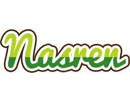 Nasren golfing logo