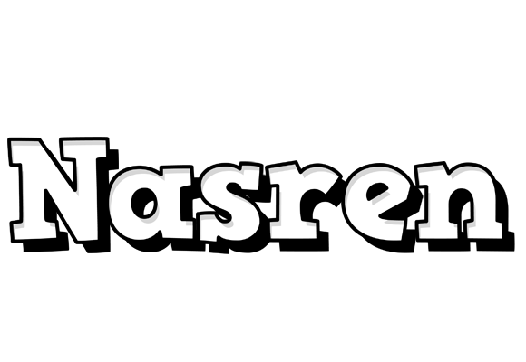Nasren snowing logo