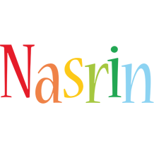 Nasrin birthday logo