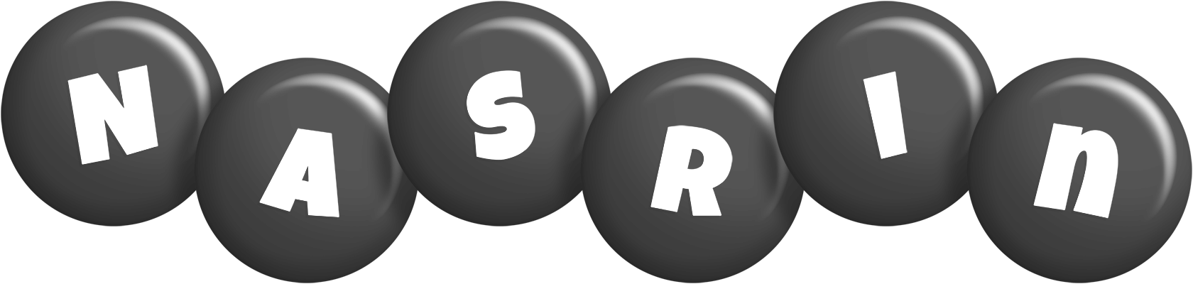 Nasrin candy-black logo