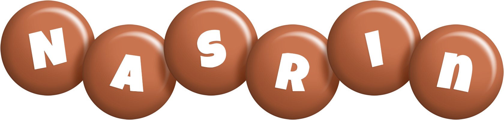Nasrin candy-brown logo