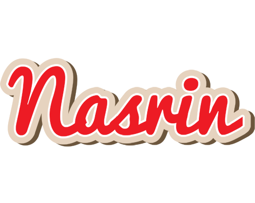 Nasrin chocolate logo