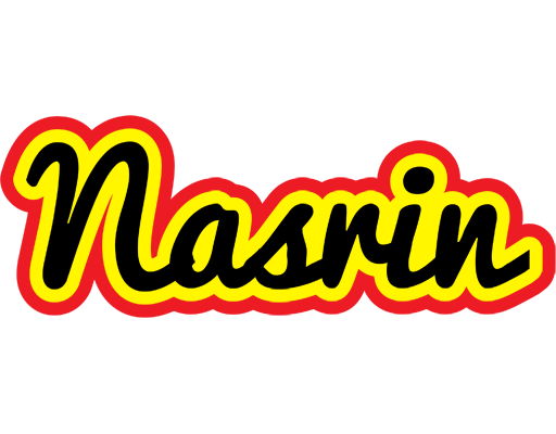Nasrin flaming logo