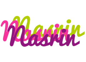 Nasrin flowers logo